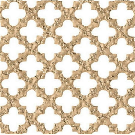 11244 Cloverleaf Perforated Aluminum Sheet, .020 x 24 x 36-In., Silver - Quantity 5