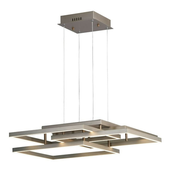E21516-CHP ET2 Lighting Traverse-112W 1 LED Pendant-31 Inches wide by 5.75 inches high-Champagne Finish