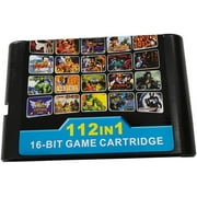 112in1 Game Cartridge 16 bit Game Card for Sega Mega Drive Genesis Consol