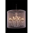 thumbnail image 1 of 1131 Brooklyn Collection Pendent lamp D:36" H:30.5" Lt:15 Mocha Brown Finish (Royal Cut  Crystals)-Finish:Matte Black, 1 of 5