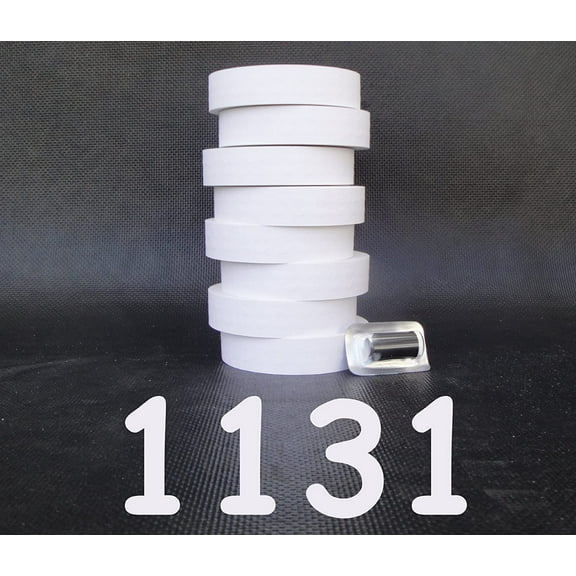 1131 WHITE Labels for Monarch pricing gun, One case, 8 sleeves, 160,000 labels ,