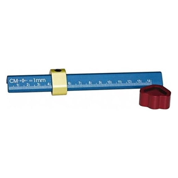 1135 Deluxe Blue Lathe Stop & Milling Vise Tool - Precision Metalworking Vise for Lathes, Milling Machines, Drill Press - Heavy Duty Steel Construction