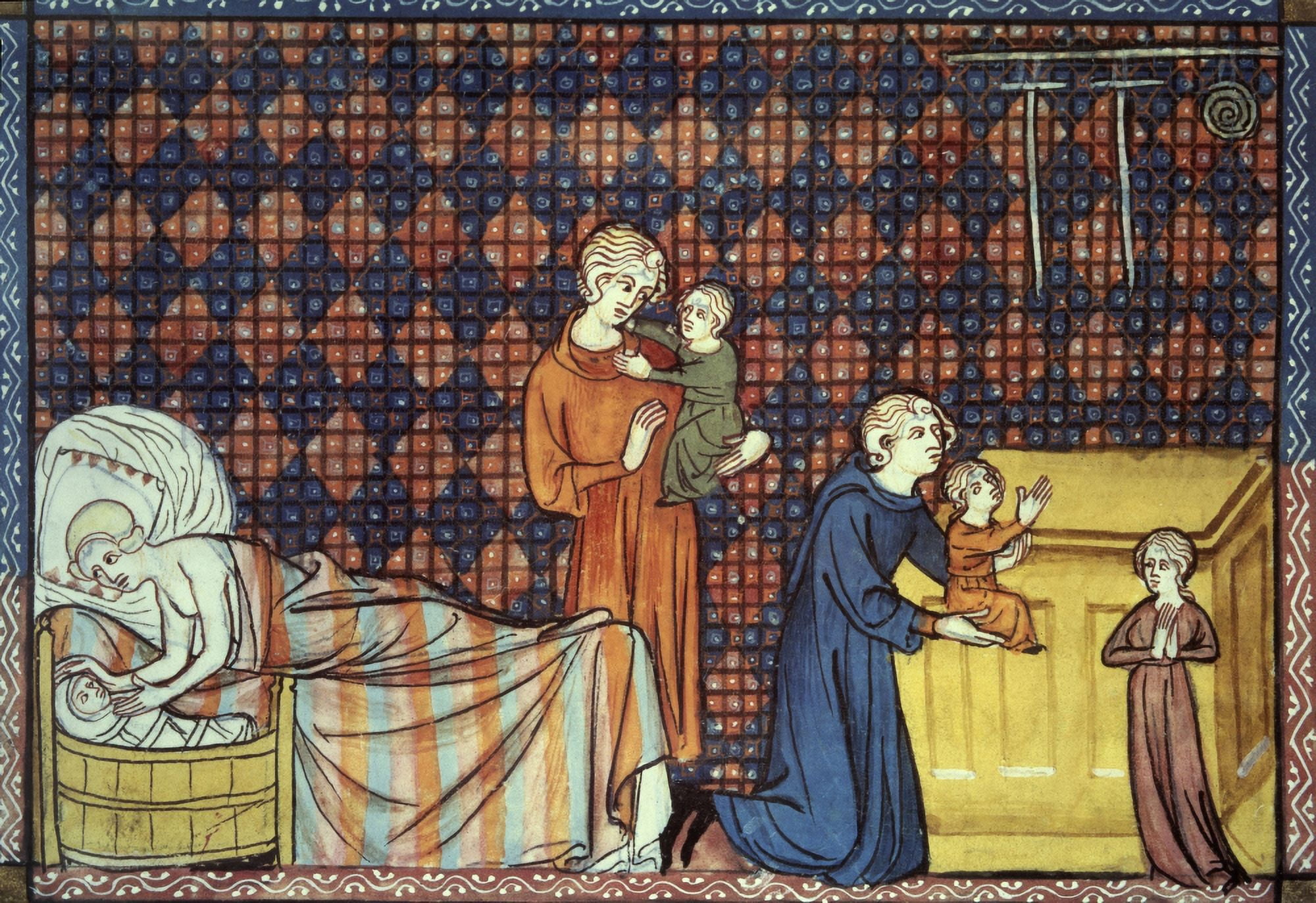 1136 Guillaume Of Saint-Pathus Canvas Art - (24 x 18)