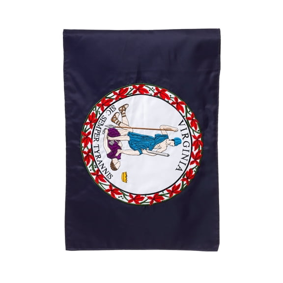 Print Virginia State Applique 2-Sided Garden Flag Size: 18" H x 28" W