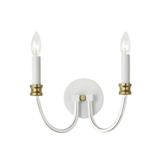 11372WWTGL Maxim Lighting Charlton - 2 Light Wall Sconce In Traditional Style-8.75 Inches Tall and 11.75 Inches Wide