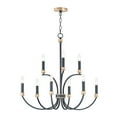 thumbnail image 1 of 11377BKAB Maxim Lighting Charlton - 9 Light Chandelier     -Traditional Installation, 1 of 5