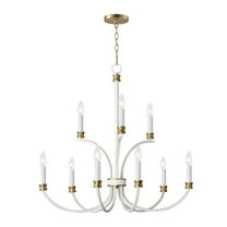 11377WWTGL Maxim Lighting Charlton - 8 Light Chandelier In Traditional Style-24 Inches Tall and 48 Inches Wide     -Traditional Installation