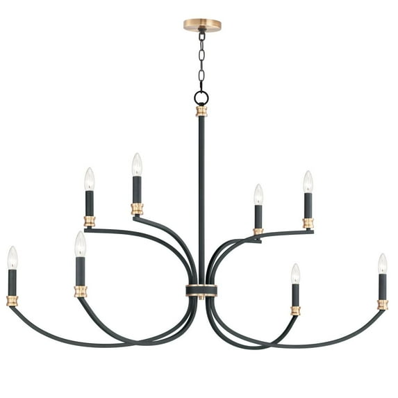 Maxim Lighting - Charlton - 8 Light 2-Tier Chandelier In Traditional Style-24
