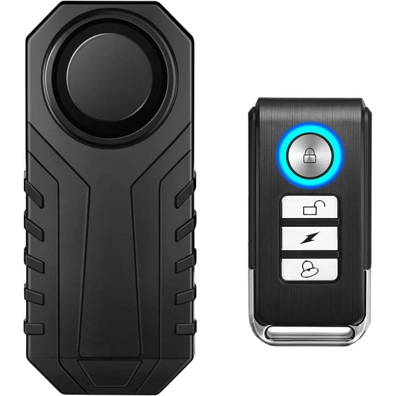 113dB Bike Alarm Wireless Vibration Motion Sensor Waterproof Motorcycle Alarm with Remote