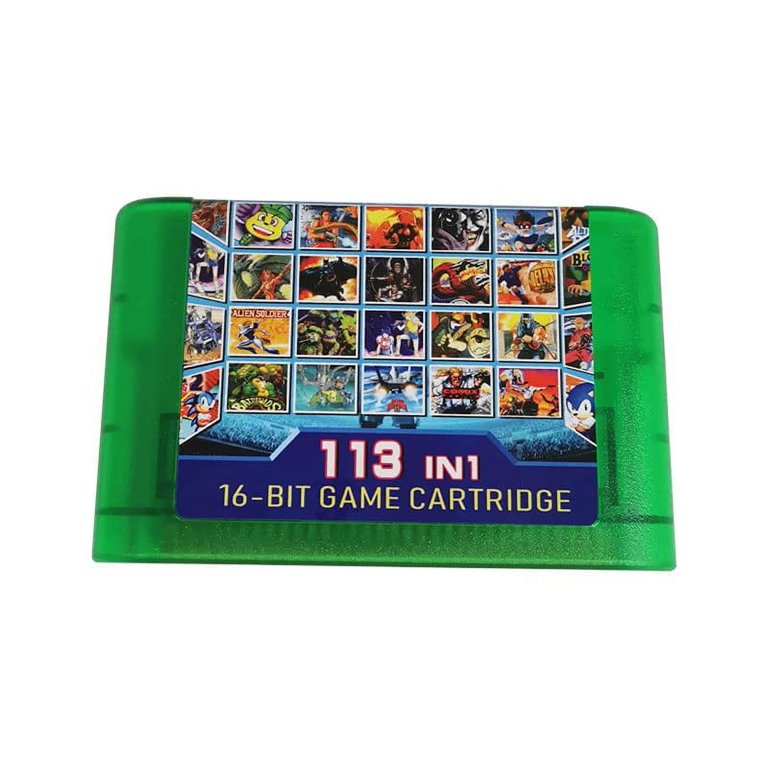 113in1 Game Cartridge 16 bit Game Card for Sega Mega Drive Genesis