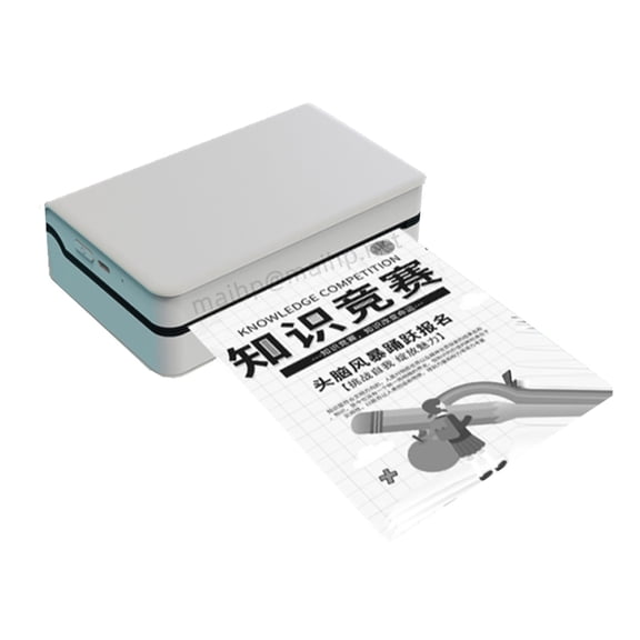 113mm 300dpi Mini Wirelessly Support Android Ios BT Bluetooth Wireless Photo OCR Label Memo Handheld Portable Thermal Printer ,Easy to Use