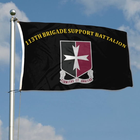 113th Brigade Support Battalion 38th Infantry Division US Army Flag 3x5Feet Outdoor Indoor Decoration Flag with Brass Grommets