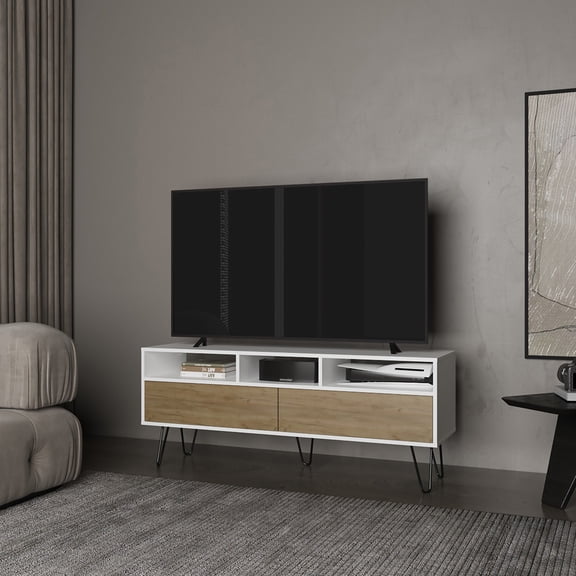 114" Dark Gray Linen Upholstered Sofa with Console, 2 Cupholders & 3 USB Ports - Modern 4-Seat Living Room Couch, Solid Wood Frame, High-Density Sponge, Moisture-Wicking Fabric