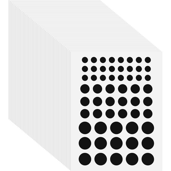 114 PCS Camera Blocking Stickers, 0.23in/0.37in/0.51in Stackable Webcam Cover Phone Camera Cover Cell Phone Cameras Blocker to Protect Your Privacy and Security