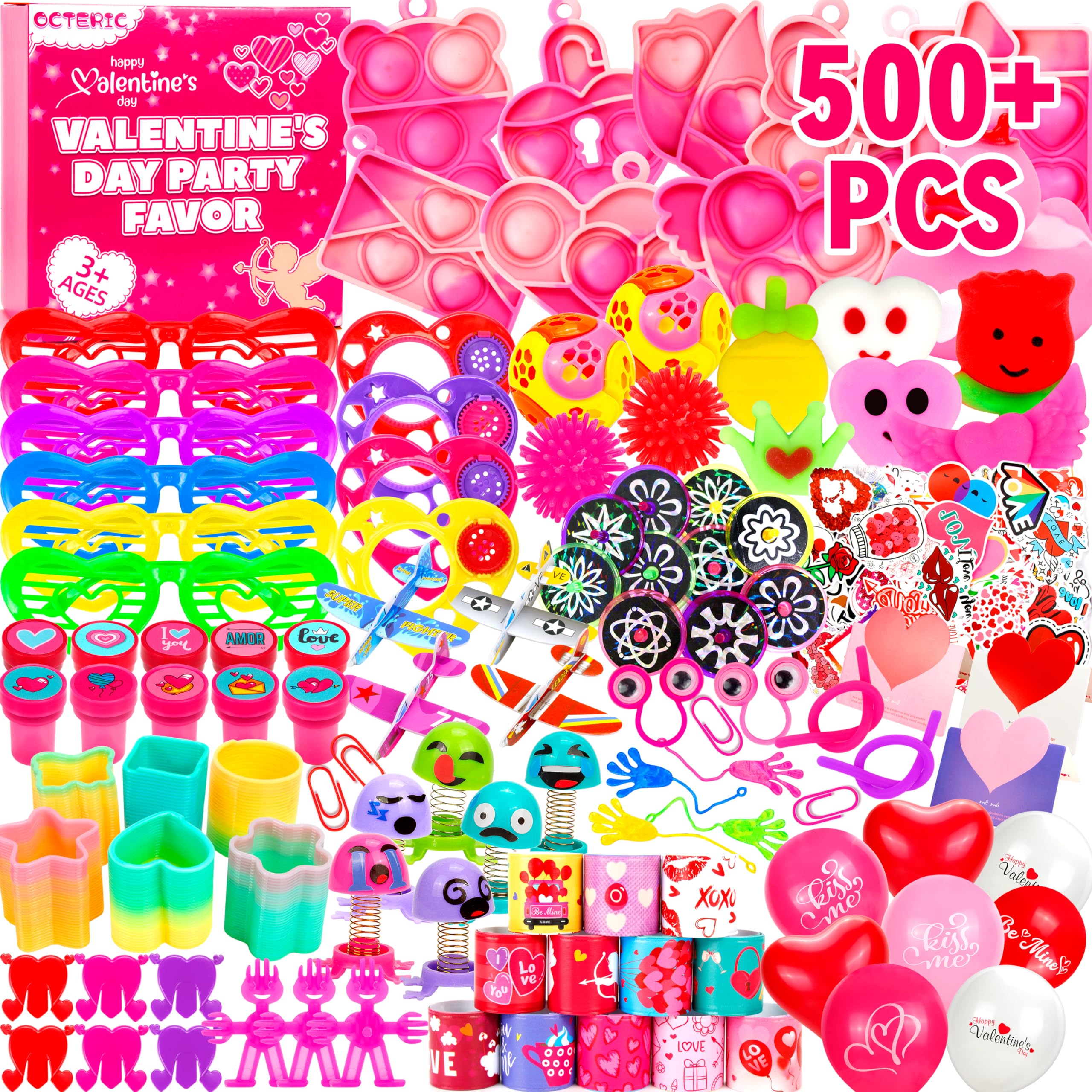 Pinata Filler Toys 117-Piece Party Favor Toys Set - Pop Fidget Toys ...