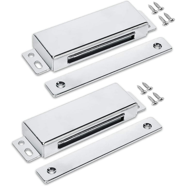 2 in. White Heavy Duty Magnetic Door Catch with Strike 2 in. White Heavy Duty Magnetic Door Catch with Strike