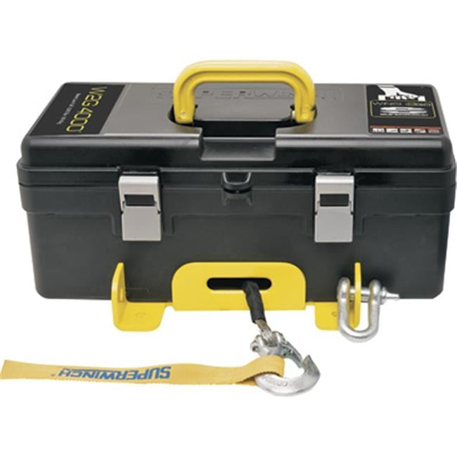 1140222 WINCH2GO 12 V Portable Winch - 4000 lbs - 4.5 FPM - Walmart.com