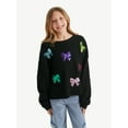 thumbnail image 1 of Justice Girls Ribbon Sweater, Sizes XS - XLP, 1 of 6