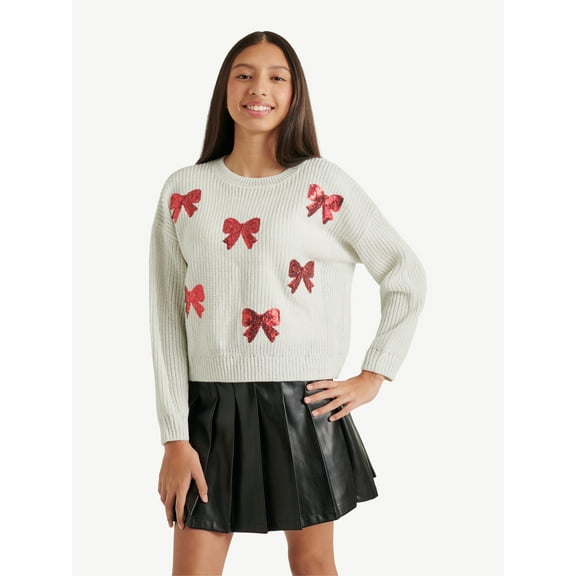 Justice Girls Ribbon Sweater, Sizes XS - XLP