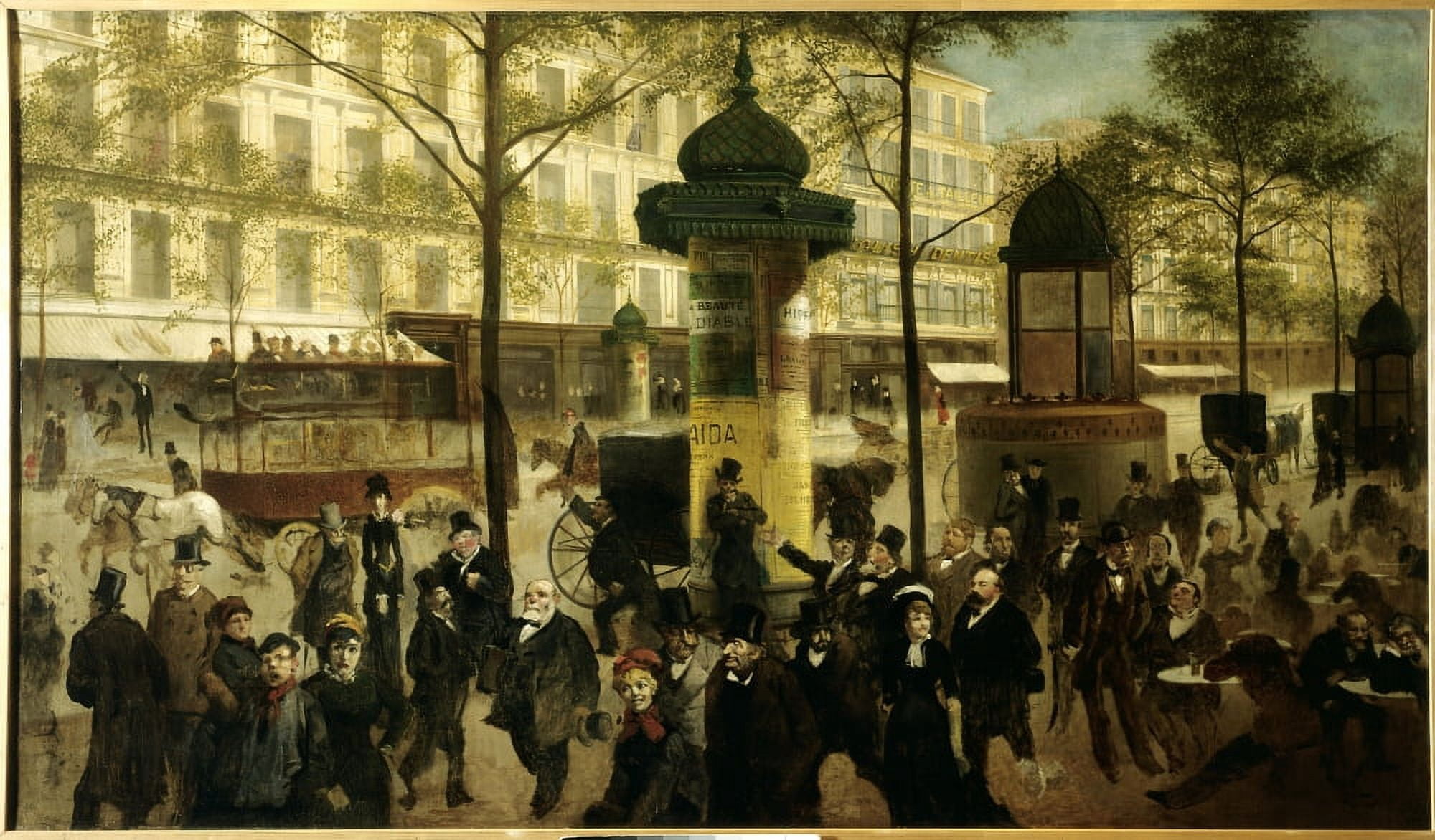 1147 Andre Gill (1840-1885) French School Canvas Art - (24 x 18)