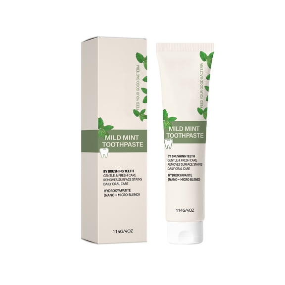 114G Mild Mint Toothpaste Creamy Foam For Daily Oral Care Gentle Clean Feeling