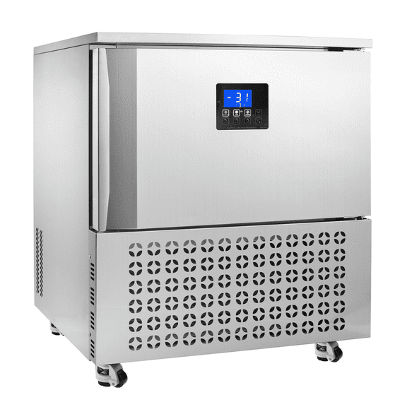 114L Commercial Blast Freezer, 5 Tray Chiller, Quick Freeze for Seafood & Gelato