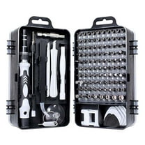115 in 1 Mini Screwdriver Set with Screwdriver Bits, Extension Shaft and Tweezers, Computer Screwdriver Small Precision Magnetic Screwdriver Bit Kit Repair Tool Kit for Laptop Phone PC