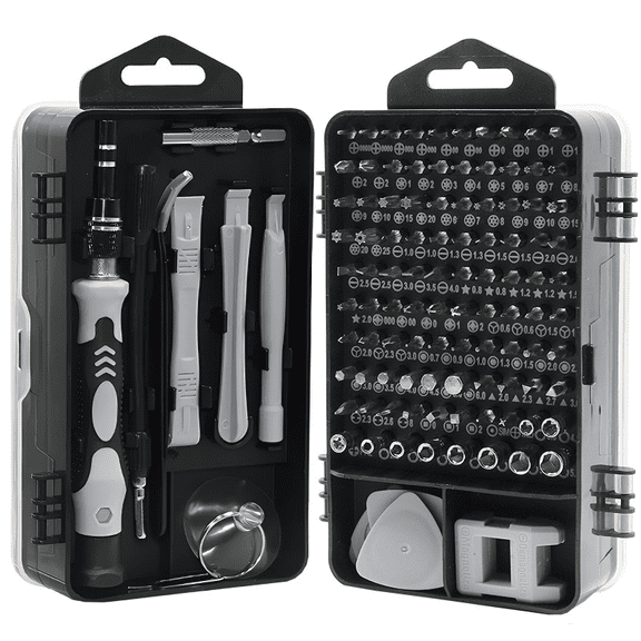 115 in 1 Precision Screwdriver Set, Magnetic Electronics Repair Tool Kit with Portable Case, Professional Computer Repair Kit for PC, Laptop, iPhone, Watch, Glasses, Game Consoles and DIY