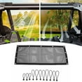 thumbnail image 1 of 115*104*42cm Window Net UTV Soft Rear Window Mesh Net Shade Net For RZR, 1 of 11
