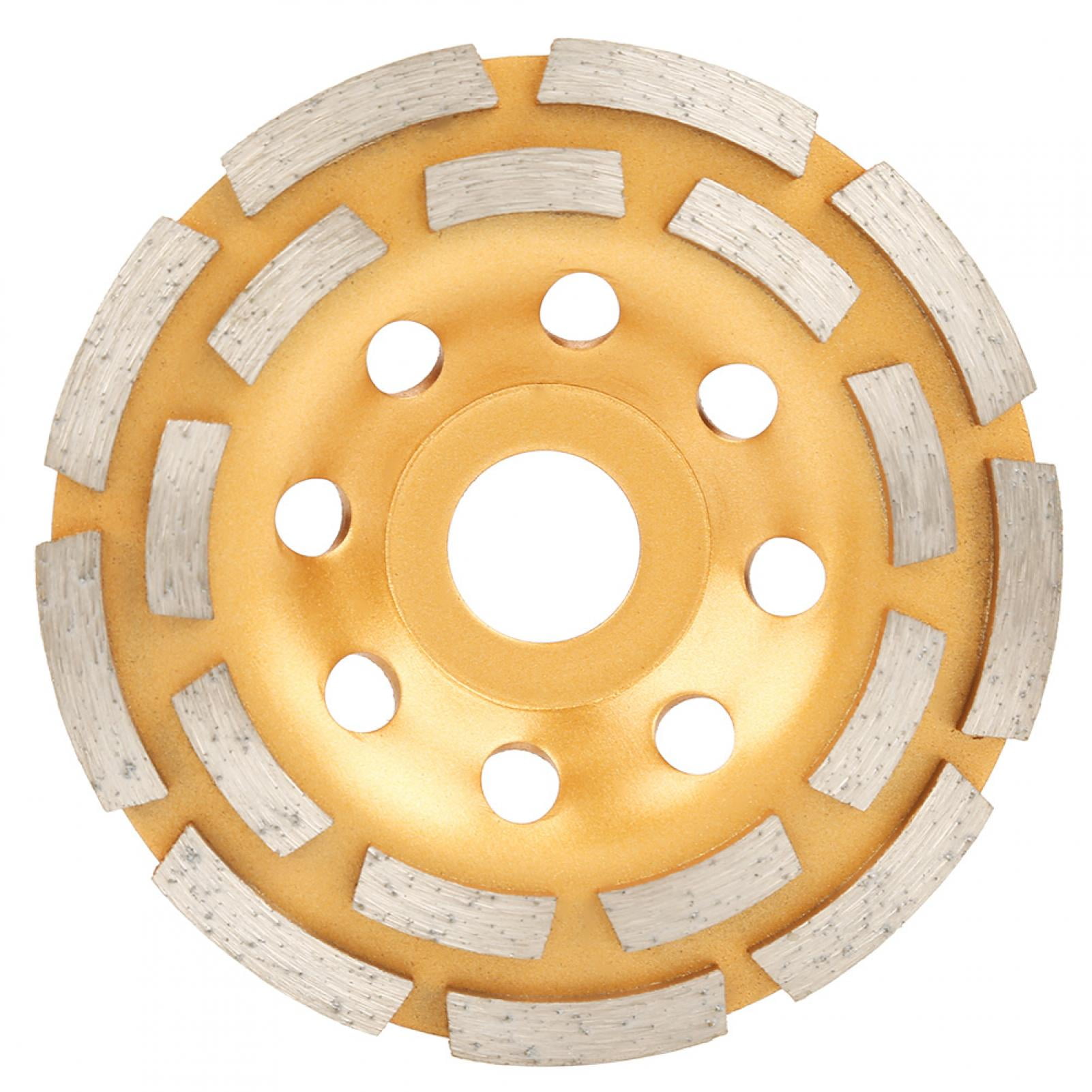 115/125/180mm Diamond Double Row Grinding Disc Brick Concrete Cut for