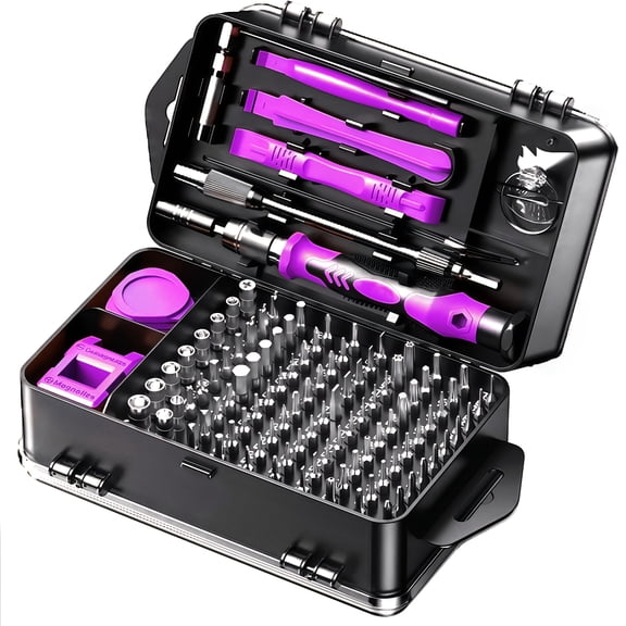 115 In 1 Small Precision Screwdriver Set, Magnetic Repair Tool Kit With Torx Triwing Bits For Electronics, PC, Laptop, Glasses, Tablet