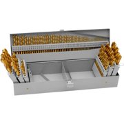 115 Piece Titanium Coated Drill Bit Set