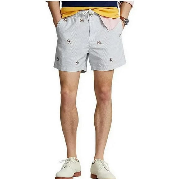 $115 Polo Ralph Lauren  Men's, Classic-Fit Prepster Oxford 5 Shorts, Multi, L