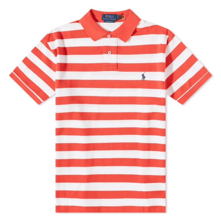 $115 Polo Ralph Lauren Mens Classic Fit Striped Mesh S/S Polo