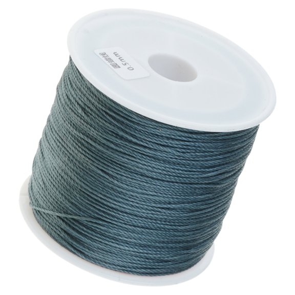 115 Yards/Spool Sewing Waxed Thread 0.5mm Hand Stitching Thread for Craft Shoe Repairing Bookbinding Sewing Thread 115 Yard Per Spool Waxed Thread Cord Hand Stitching Thread for Sewing Bookbinding