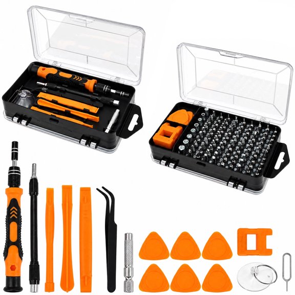 115 In 1 Precision Screwdriver Kit Magnetic Electronics Repair Tools with Anti Slip Handle Storage Case for Phone PC Laptop Game Console Maintenance