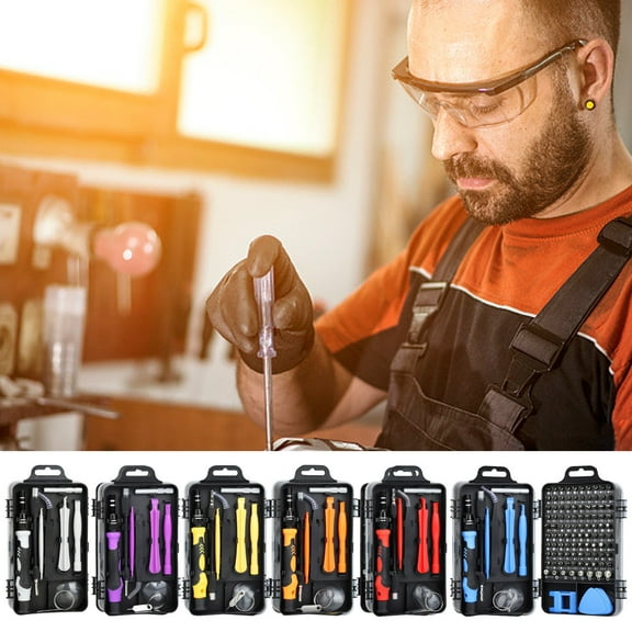 115-in-1 Precision Screwdriver Set,Professional Magnetic Repair Tool Kit,Multi-purpose Doorbel Clock Mobile Phone Disassembly Maintenance Electronic Screwdriver Tool