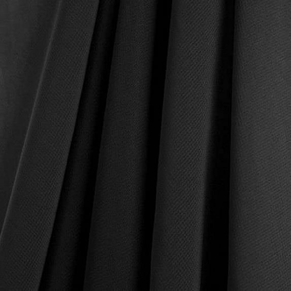 115" x 120" BLACK Chiffon Drapes Panels for Event Decor - Backdrop Draping