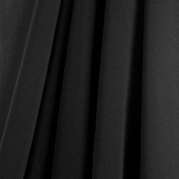 115" x 120" BLACK Chiffon Drapes Panels for Event Decor - Backdrop Draping