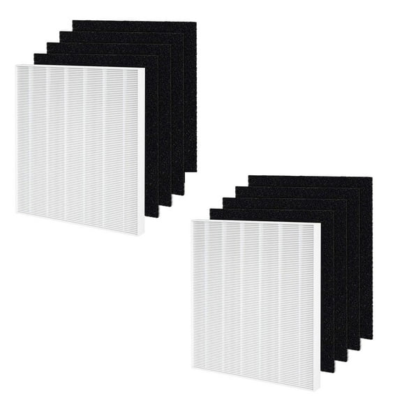 115115 Size 21  Filter A ,2 Pack True HEPA Filter with 8 Activated Carbon Filters Compatible with Winix PlasmaWave Air Purifier C535, 5300, 5300-2, 6300, 6300-2, AM90, P300