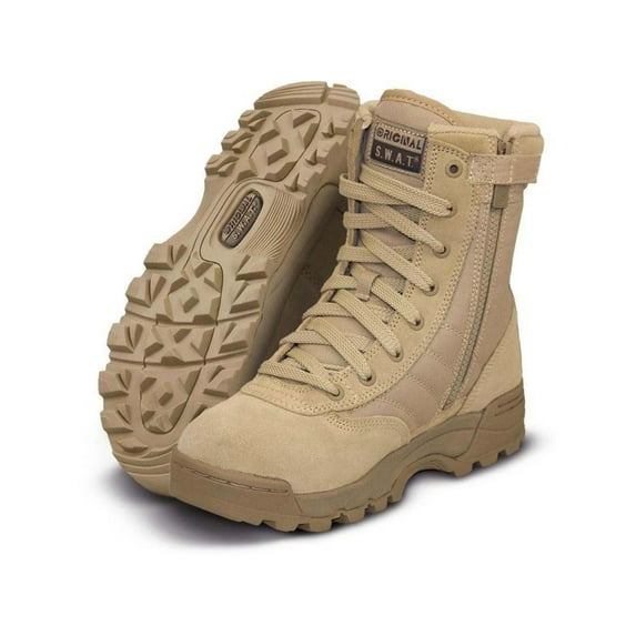 115202 Mens Classic 9 Tactical Boots w/Side Zip, Classic 9