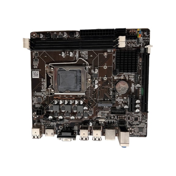 1155 DDR3 H61 Mainboard With 10 USB Port PCIE3.0 16X Slot PCIEx1 SATAII