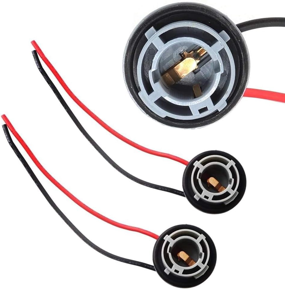 1156 7506 Wiring Harness Sockets Compatible with LED Bulbs, Turn Signal ...