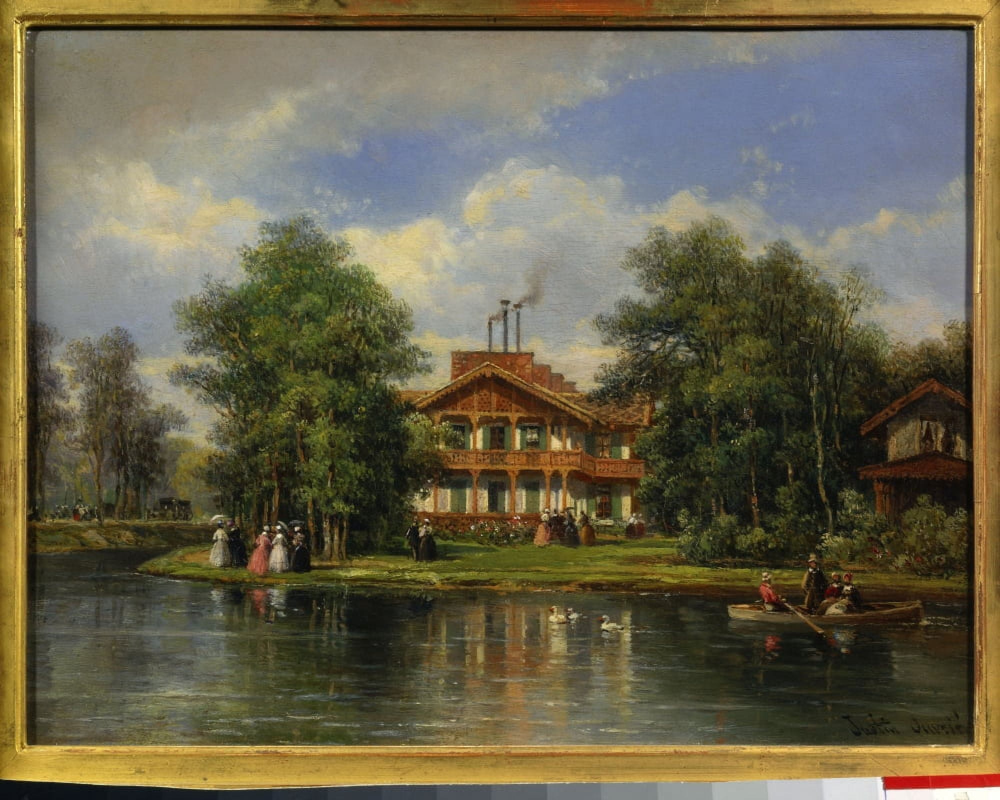1158 Justin Ouvrie (1806-1879) French School Canvas Art - (24 x 18)