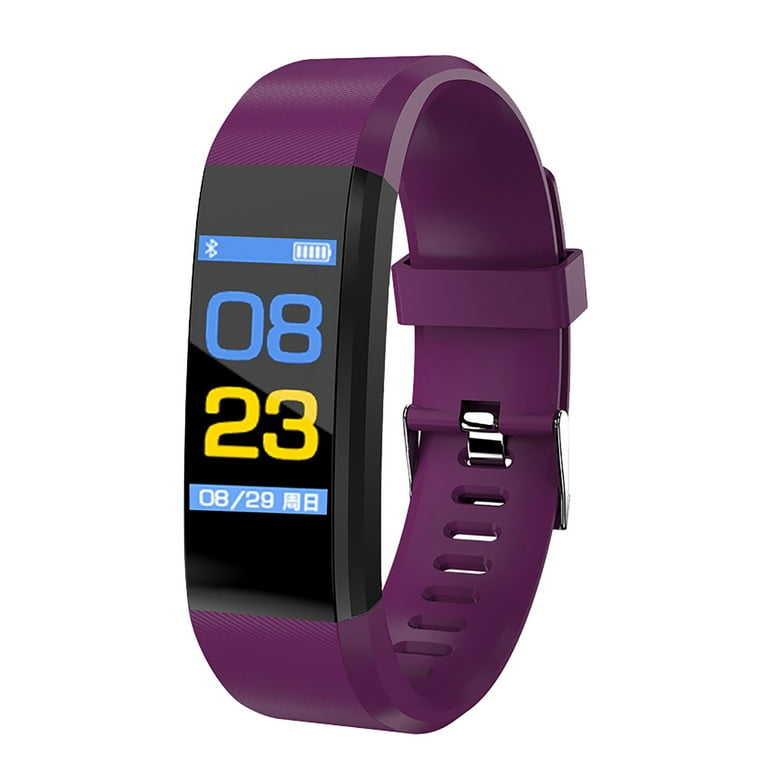115Plus 0.96inch IPS Color Smart Watch Bracelet Rate Monitor Blue Tooth