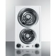thumbnail image 1 of 115V 2-burner coil cooktop in white, made in the USA, 1 of 4