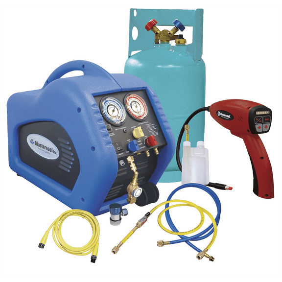 115V Complete A/C Recovery System with Leak Detector Kit