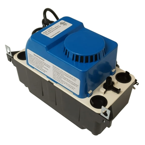 115V Condensate Pump with Audible Alarm, Max Lift 20 GPH to 20 Ft, PCP115