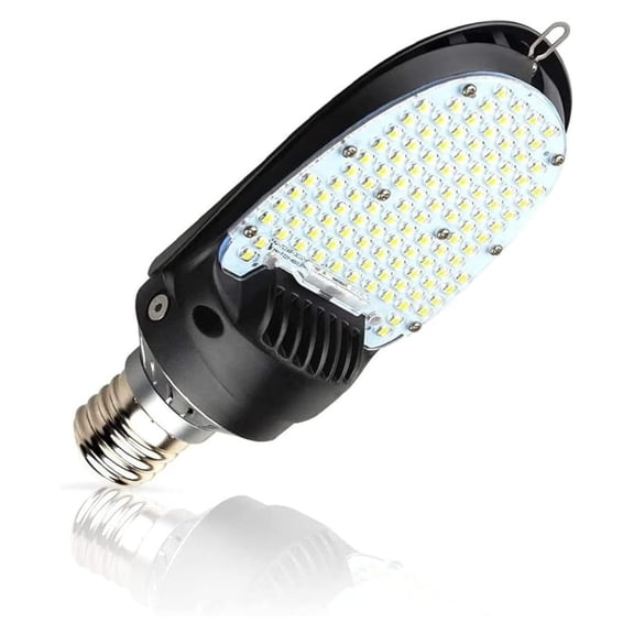 115W LED Shoebox Corn Retrofit Lamps, 14950LM 5000K 180 LED Paddle Bulb with Rotatable E39 Mogul Base for Parking Lot Street Lighting, Replace 450W MH/, 100-277V, UL DLC Listed