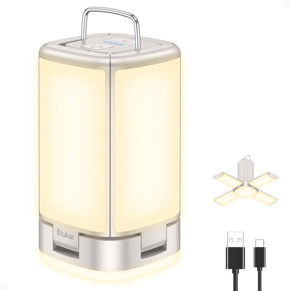 116 LED Camping Lantern Rechargeable, Super Bright Camping Lights | 7 Modes, Innovative Foldable & Expandable Design,Long-Lasting Portable Tent Lamp Essentials for Power Out,Emergency,Hurricane